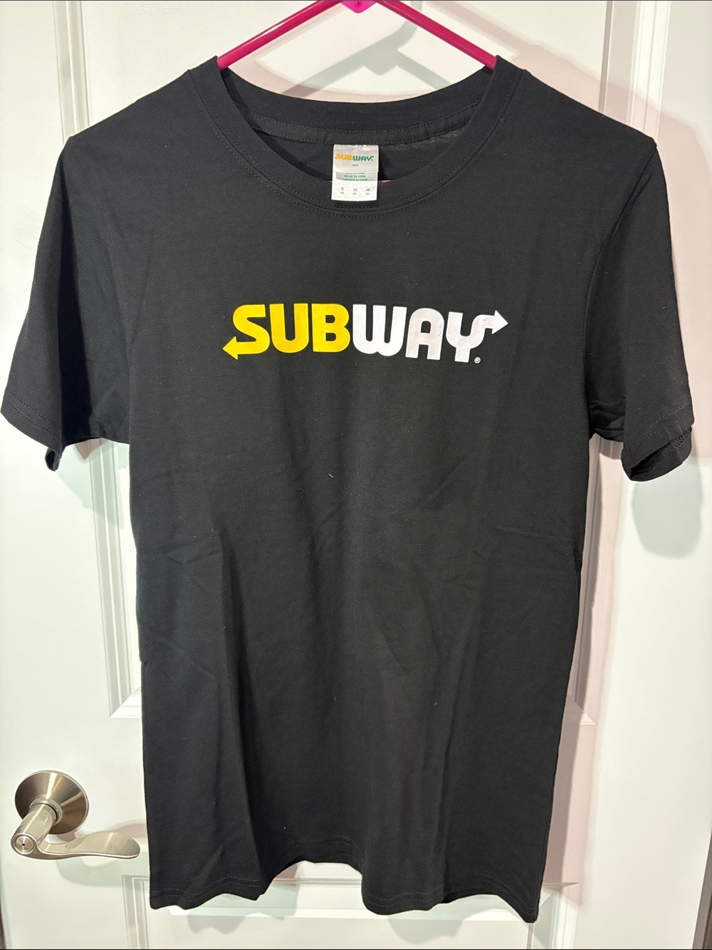 Men's Black Subway Short Sleeve Tee NWOT